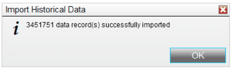 Step 5: import success notification in NinjaTrader